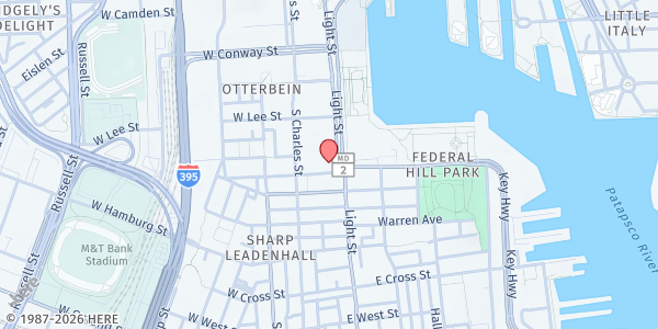 Map showing Global Refugee - Otterbein Office at 700 Light Street, Otterbein, MD