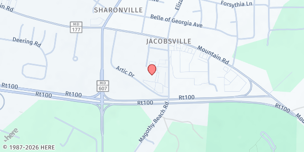 Map showing Y Fresh Mart - Pasadena at 26 Magothy Beach Rd, Pasadena, MD