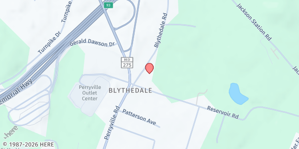 Map showing Blythedale 7th Day Adventist Church at 36 Blythedale Road, Perryville, MD