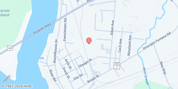 Map showing New Victory Community 100 at 515 Otsego Street, Perryville, MD