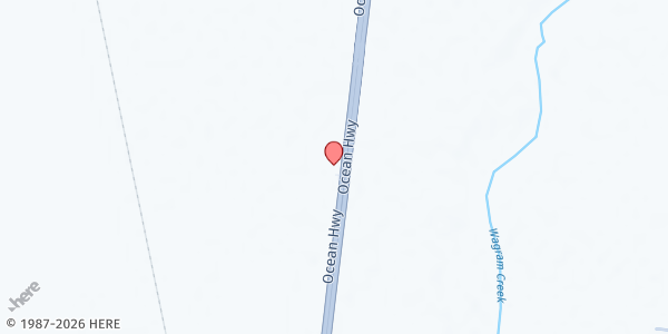 Map showing Helping Hand Outreach Mission at 701 Ocean Highway, Pocomoke City, MD