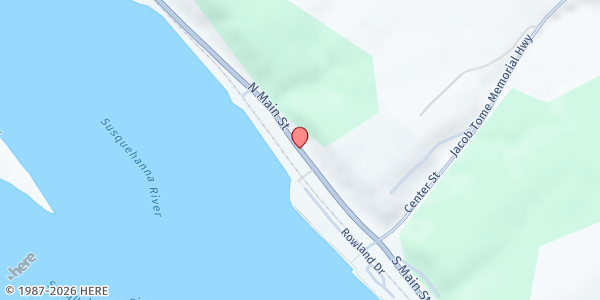 Map showing Nicanor at 99 North Main Street, Port Deposit, MD