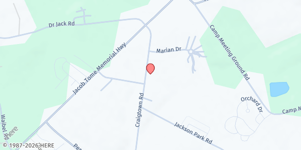 Map showing Ray of Hope Mission Center at 960 Craigtown Road, Port Deposit, MD