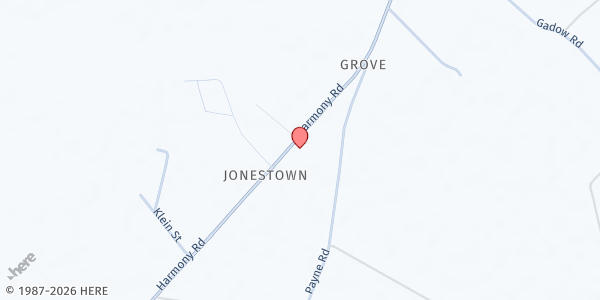 Map showing Word of Life - Preston at 4471 Harmony Rd., Preston, MD