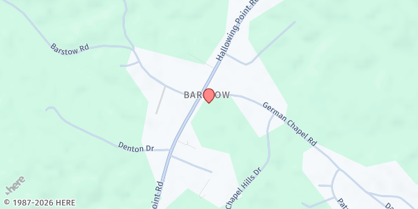 Map showing New Life SOUTH at 3170 German Chapel Rd, Prince Frederick, MD