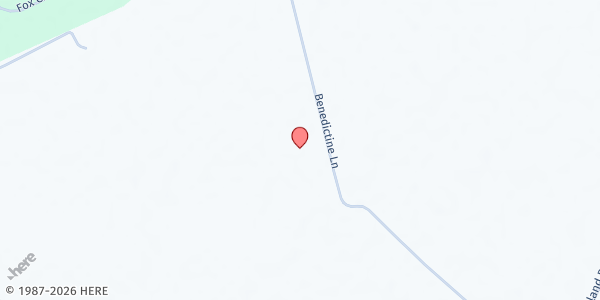 Map showing Martin's House & Barn at 14259 Benedictine Ln, Ridgely, MD