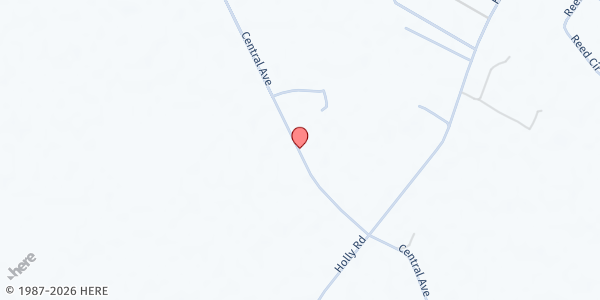 Map showing Ridgely UMC Food Pantry at 109 Central Avenue, Ridgely, MD