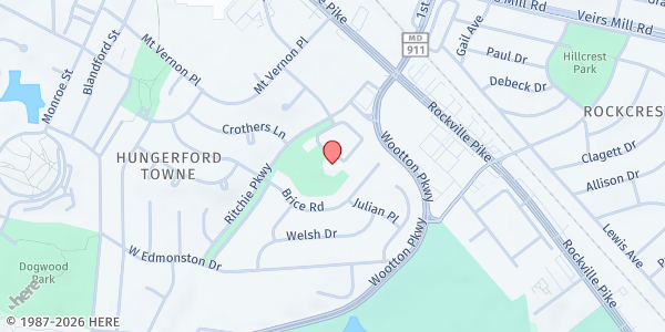 Map showing Stepping Stones at 1070 Copperstone Court, Rockville, MD