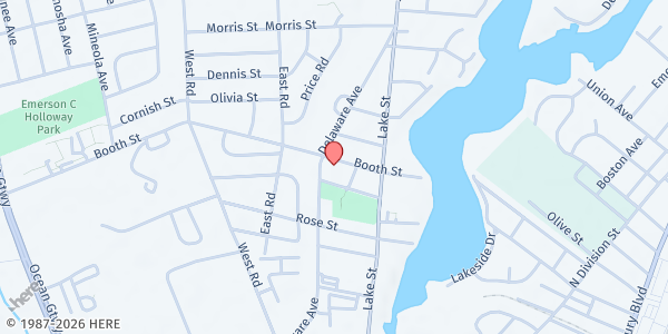 Map showing First Baptist Soup Kitchen at 528 Booth Street, Salisbury, MD