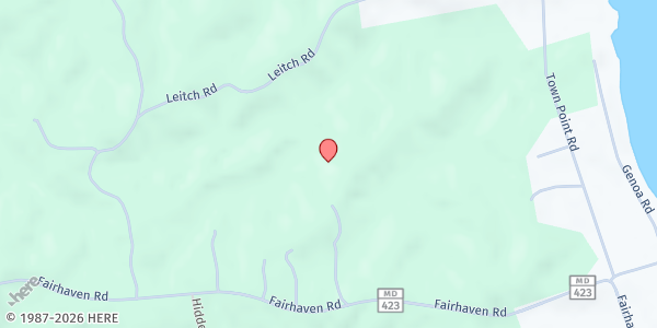 Map showing Lighthouse of Southern MD at 300 Fairhaven Road, Tracys Landing, MD