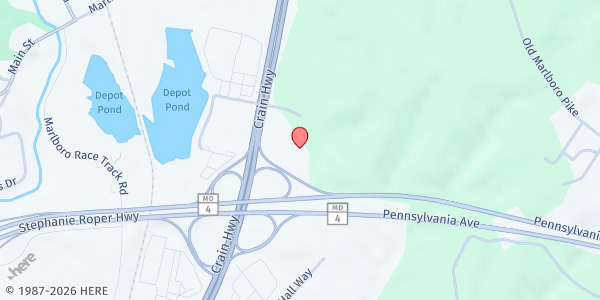 Map showing The Sanctuary at 5300 Crain Highway, Upper Marlboro, MD