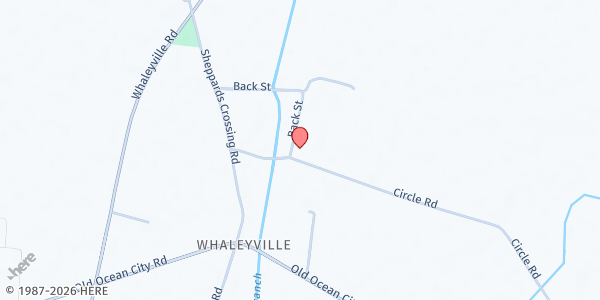 Map showing Amazing Grace Out reach - Whaleyville at 7925 Circle Road, Whaleyville, MD