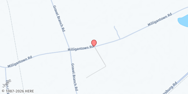 Map showing No More Walls - Williamsburg at 4870 Milligantown Rd., Williamsburg, MD