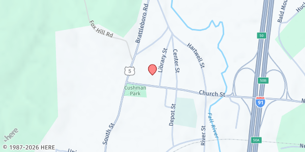 Map showing Franklin Area Survival Center Food Pantry Bernardston Pop-Up at 20 Church St., Bernardston, MA