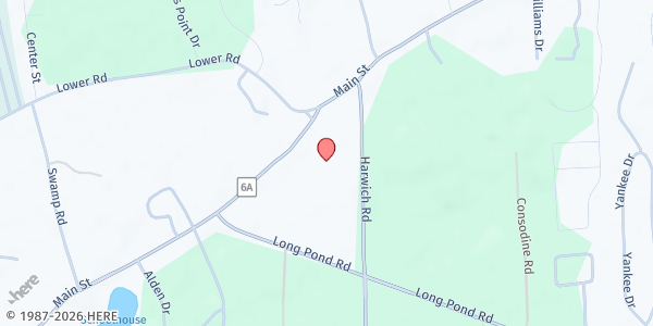 Map showing LCOC/Brewster Pantry at 1848 Main Street, Brewster, MA