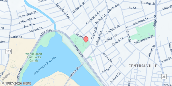 Map showing Central Food Ministry - Centralville at 370 West 6th Street, Centralville, MA