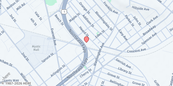 Map showing Chelsea Survival Center at , Chelsea, MA