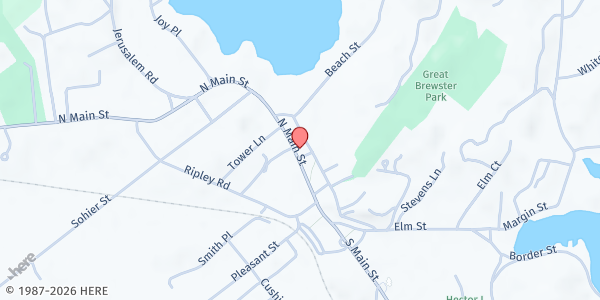 Map showing First Parish Unitarian Church - Meeting House at 42 Highland Ave, Cohasset, MA