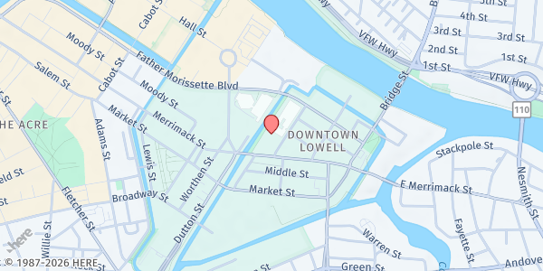 Map showing Living Waters HOPE316 - Downtown Location at 10 Kirk Street, Downtown, MA