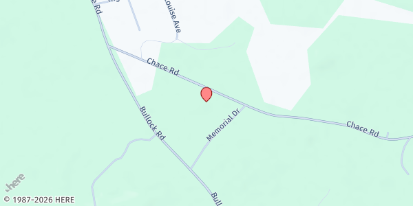 Map showing Freetown Council on Aging at 227 Chace Road, East Freetown, MA