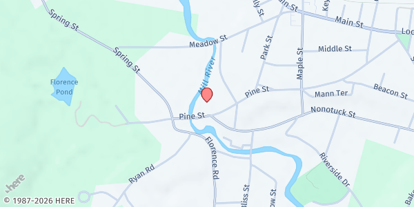 Map showing Grow Food Northampton at 221 Pine St #349, Florence, MA