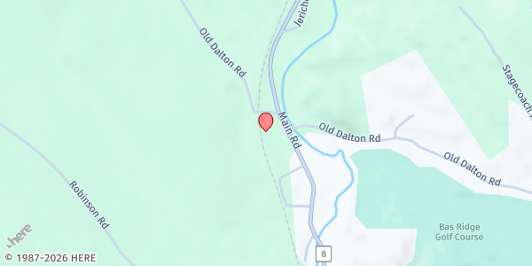 Map showing Hinsdale Food Pantry at 371 Old Dalton Road, Hinsdale, MA