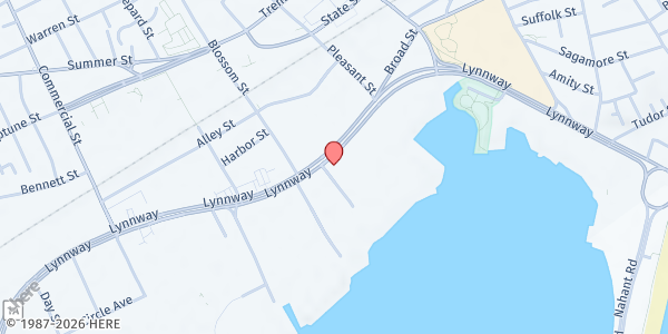 Map showing NAAM Food Pantry at 330 Lynnway, Lynn, MA