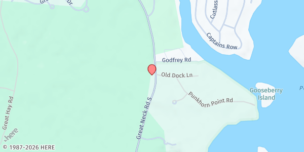 Map showing Mashpee Wampanoag ITC Food Pantry at 483 Great Neck Road South, Mashpee, MA