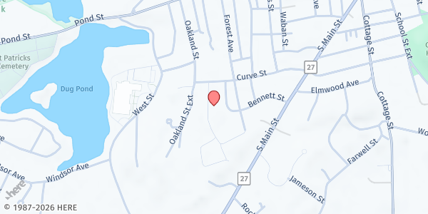 Map showing Natick Service Council/Cedar Gardens at 14 Cedar Avenue, Natick, MA