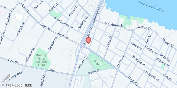 Map showing Among Friends - Newburyport at 166 High Street, Newburyport, MA