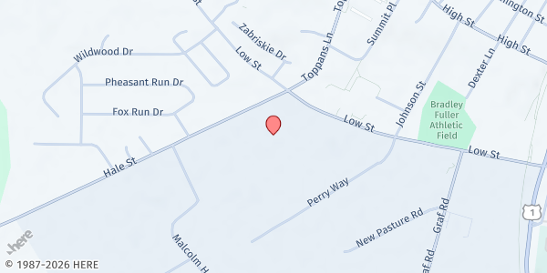 Map showing Our Neighbor's Table/Hope Community Church at 11 Hale Street, Newburyport, MA