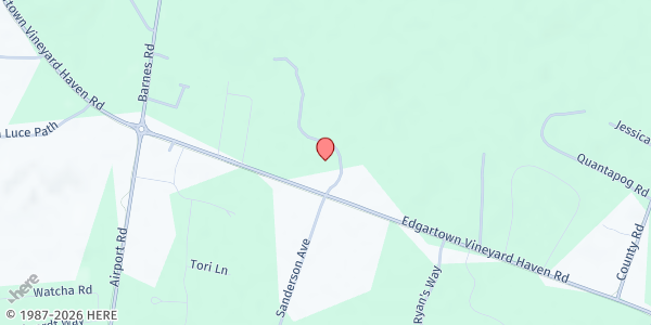 Map showing Martha's Vineyard Community Services - Oak Bluffs at 111 Edgartown Rd, Oak Bluffs, MA