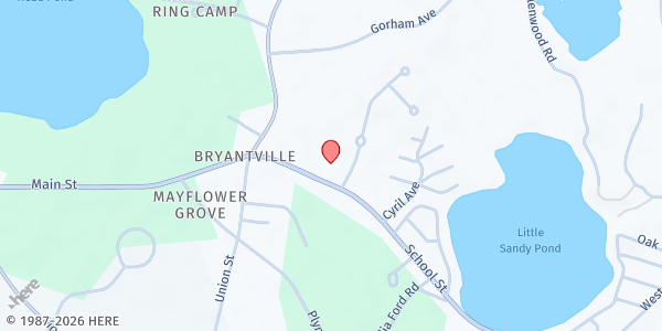 Map showing Pembroke Soup Connection Fire House Pantry at 32 School St, Pembroke, MA