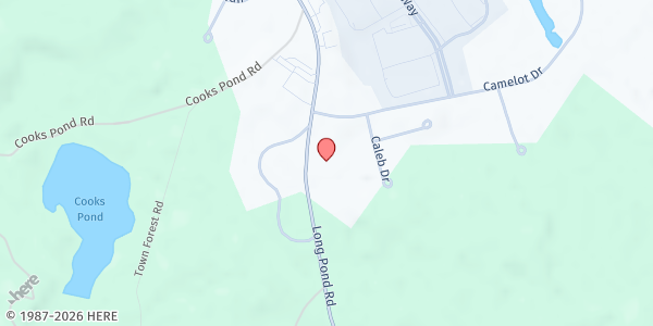 Map showing Nathan Hale Veterans Outreach Centers Food Pantry at 116 Long Pond Rd, Plymouth, MA