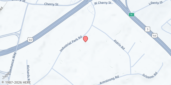 Map showing Self-Service DTA Kiosk at Plymouth MRC Office at 38 Industrial Park Road, Plymouth, MA