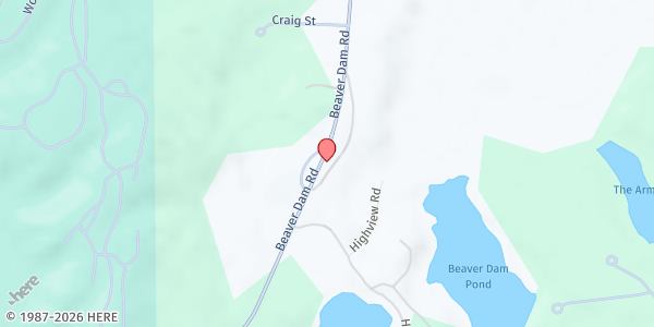 Map showing TNHF/Plymouth at 232 Beaver Dam Road, Plymouth, MA