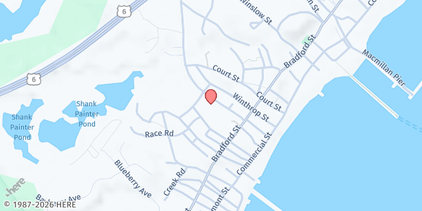 Map showing LCOC / Provincetown Pantry at 20 Shank Painter Road, Provincetown, MA