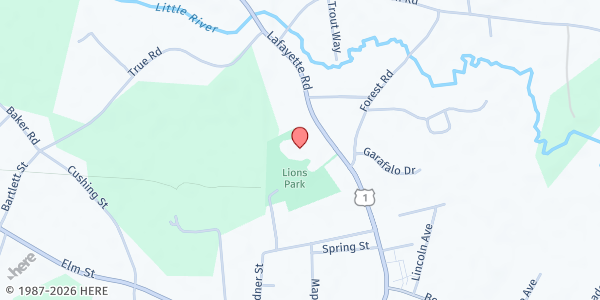 Map showing Our Neighbor's Table/Salisbury COA at 43 Lafayette Rd., Salisbury, MA