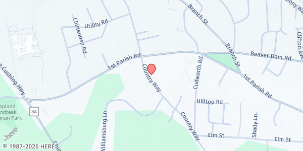 Map showing Scituate Food Pantry at 344 Country Way, Scituate, MA