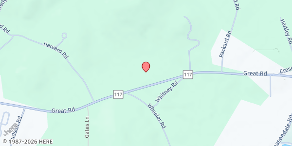 Map showing Stow Food Pantry at 509 Great Road, Stow, MA