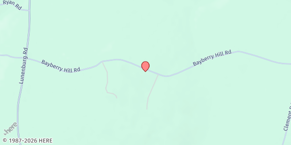 Map showing Townsend Ecumenical Outreach at 82 Bayberry Hill Road, Townsend, MA