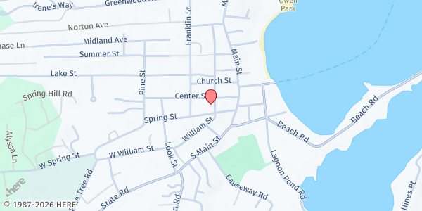 Map showing IGI/Serving Hands at 66 William St., Vineyard Haven, MA