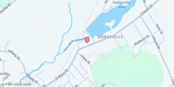 Map showing West Bridgewater Food Pantry at 457 South Main St., West Bridgewater, MA