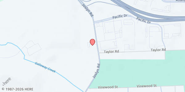 Map showing Liberty General Baptist at 3545 Joslyn Road, Auburn Hills, MI