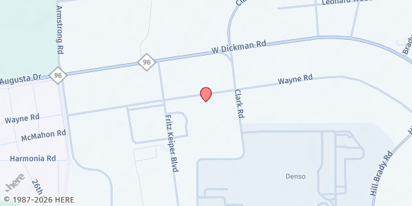 Map showing South Michigan Food Bank at South Michigan Food Bank, Battle Creek, MI