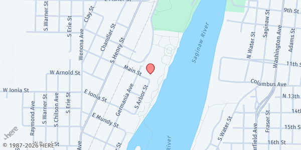 Map showing Sunflower Outreach Services at Sunflower Outreach Services, Bay City, MI