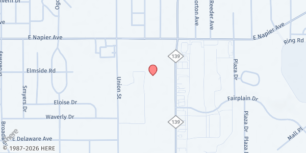 Map showing FGF/Mosaic CCDA at 1804 M-139, Benton Harbor, MI