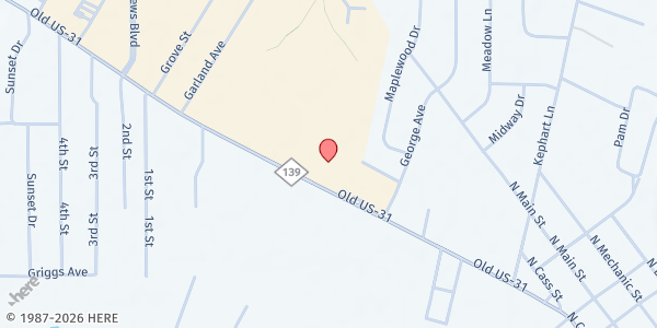 Map showing Neighbor to Neighbor Mobile Pantry - US Highway 31 at 9147 US Highway 31, Berrien Springs, MI