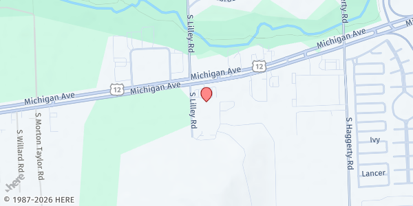 Map showing Open Door Ministries at 4301 South Lilley Road, Canton Township, MI