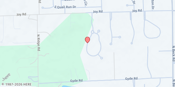 Map showing New Haven Pantrys - Canton at New Haven Way, Canton, MI